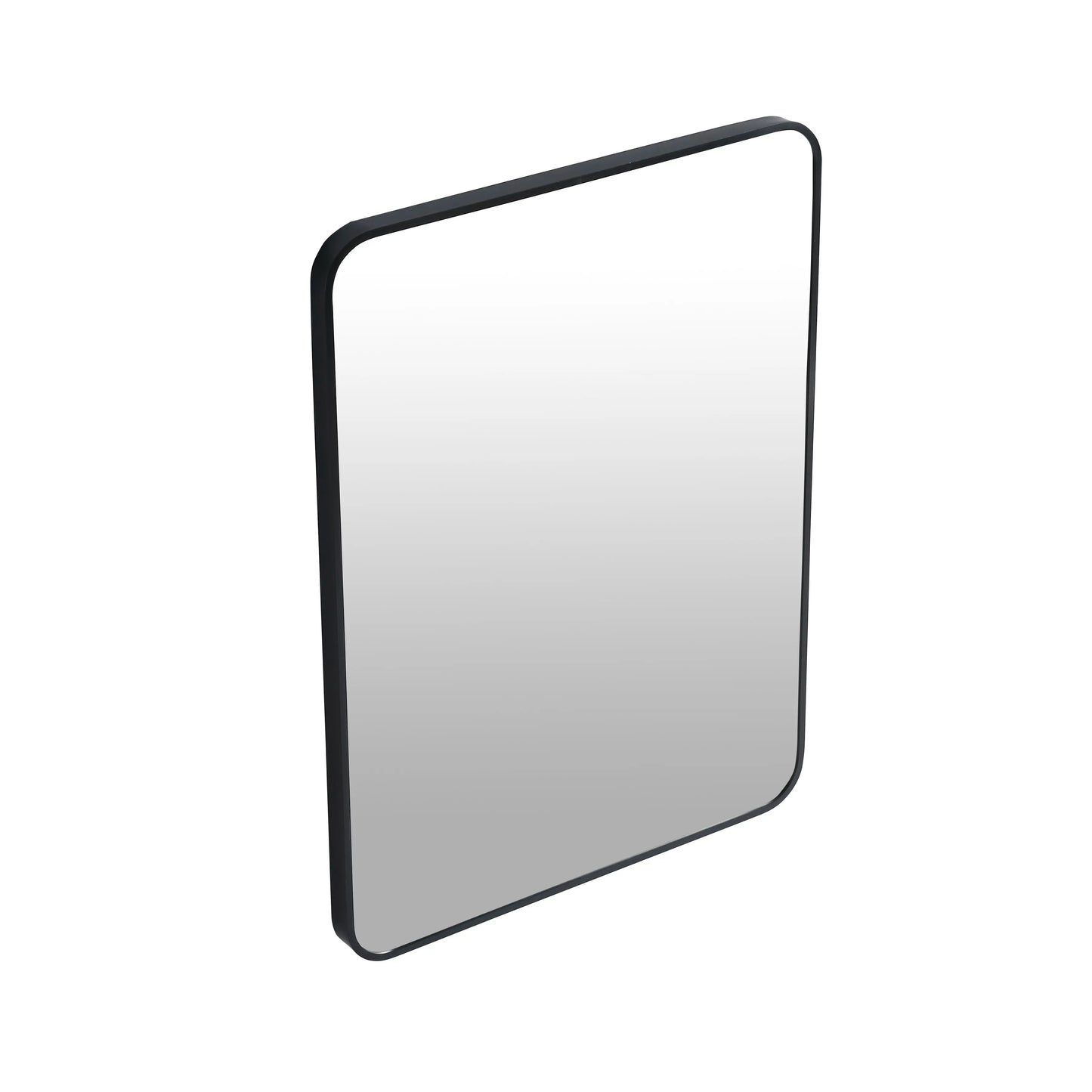 24 x 32 Inch Bathroom Mirror Black Aluminum Frame qbmgp8-fy
