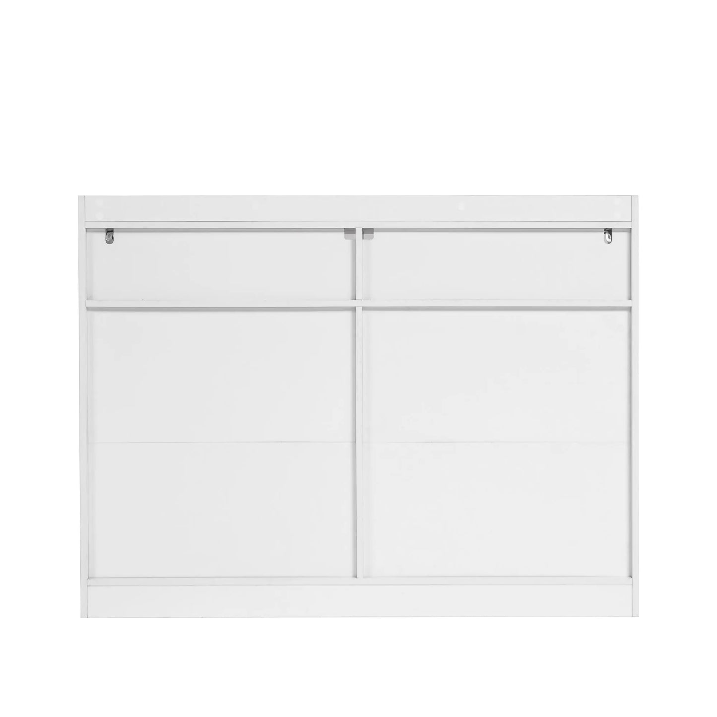 6 Drawer Dresser, White Dresser for Bedroom with LED Lights, Modern Dressers & Chests of Drawers with Sturdy Frame for Living Room, Entryway, Hallway qbmgp8-fy