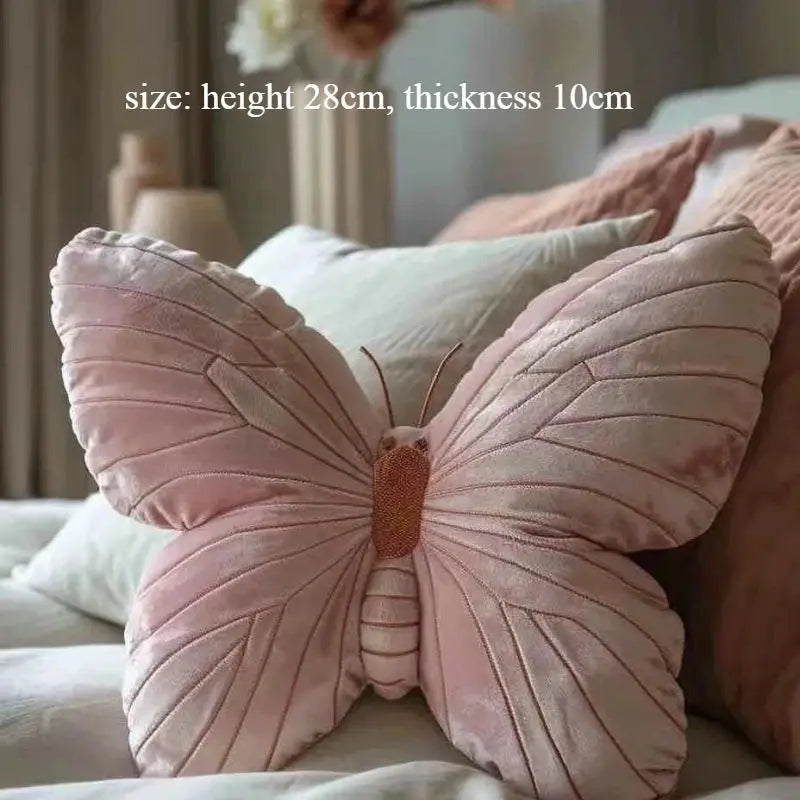 Ins Wind Girl Heart Butterfly Pillow Pillow Soft Pink Butterfly Hug LAVIVA