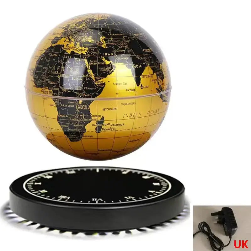 Levitating Lamp Magnetic Levitation Globe LED Earth Floating Rotating Globe Bedside Novelty Christmas Gifts Galactic starry sky LAVIVA