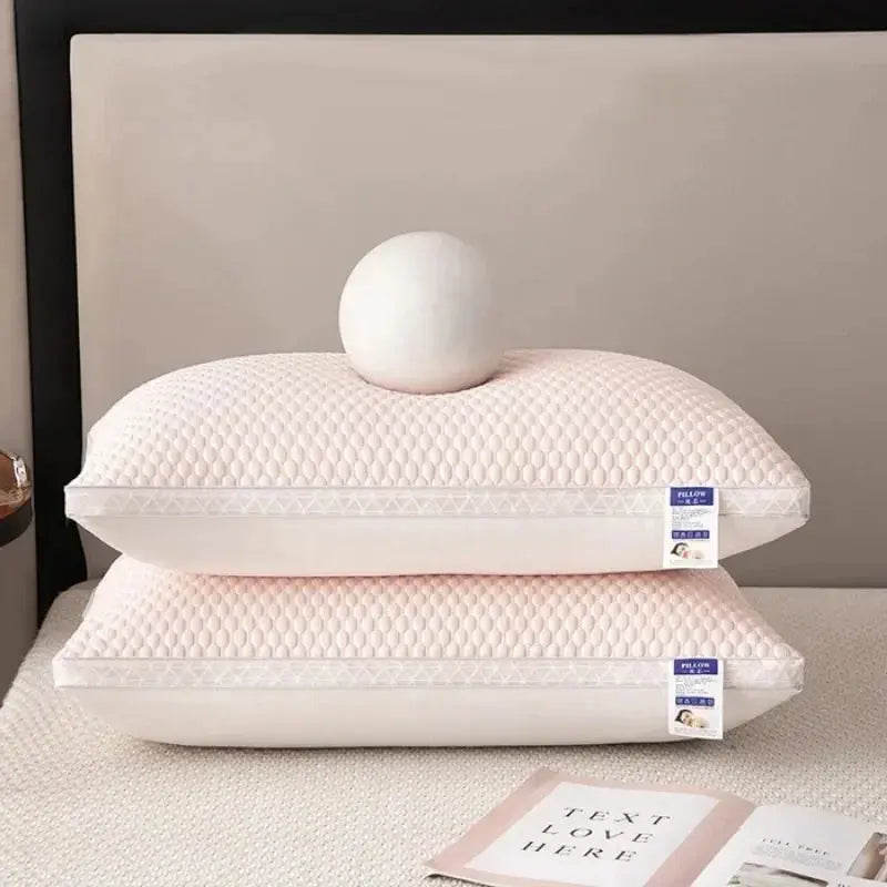 new summer feather silk pillow breathable mesh edge three-dimensional pillow core LAVIVA