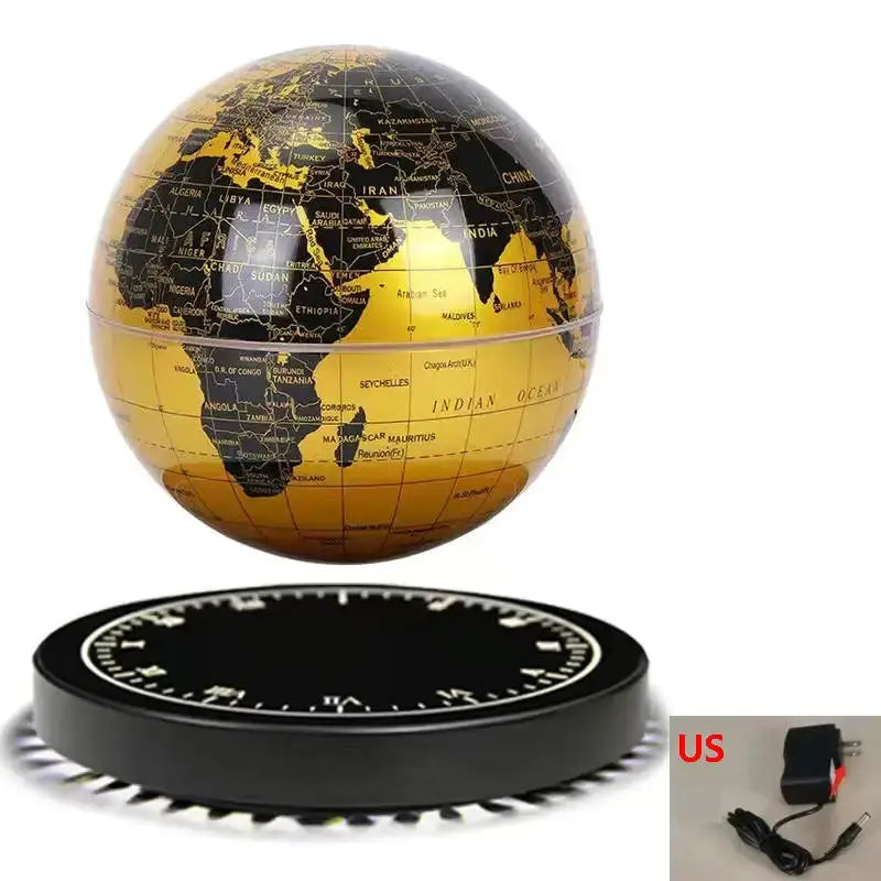 Levitating Lamp Magnetic Levitation Globe LED Earth Floating Rotating Globe Bedside Novelty Christmas Gifts Galactic starry sky LAVIVA