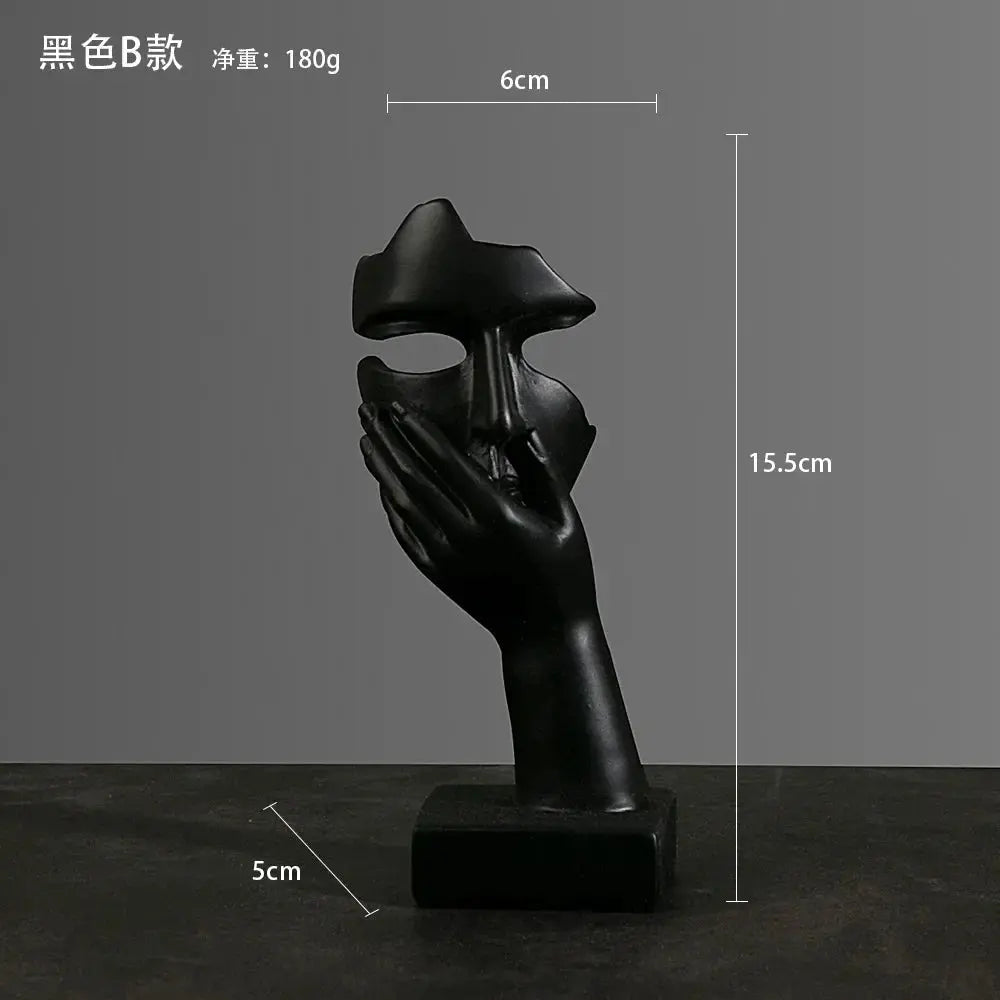 Resin Sculpture Figurines Statue Desktop Ornaments Light Luxury Art Crafts LAVIVA