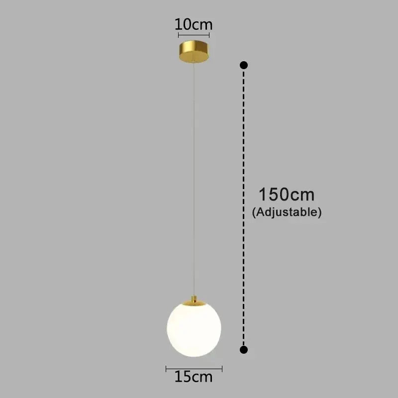 Modern Glass LED Pendant Lights Nordic Living Room Bedroom Fixtures Indoor Lighting Restaurant Bar Home Decor Hanging Lamp 220V LAVIVA