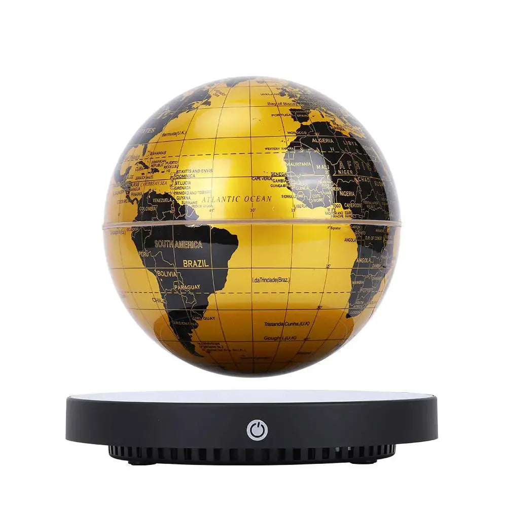 Levitating Lamp Magnetic Levitation Globe LED Earth Floating Rotating Globe Bedside Novelty Christmas Gifts Galactic starry sky LAVIVA