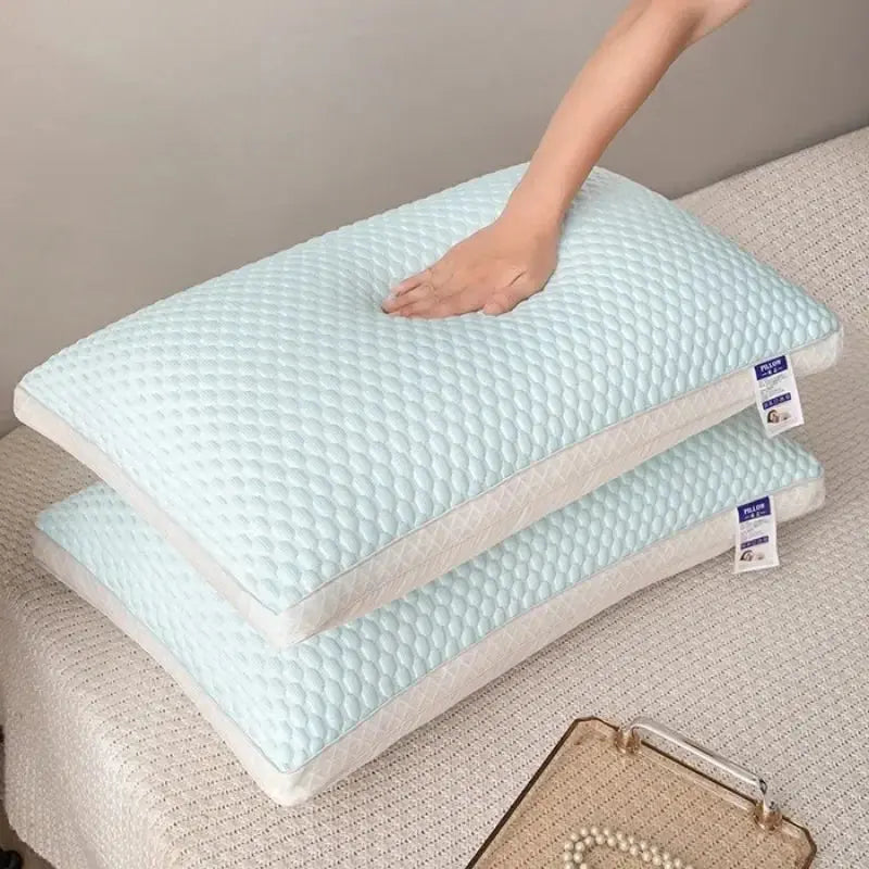 new summer feather silk pillow breathable mesh edge three-dimensional pillow core LAVIVA