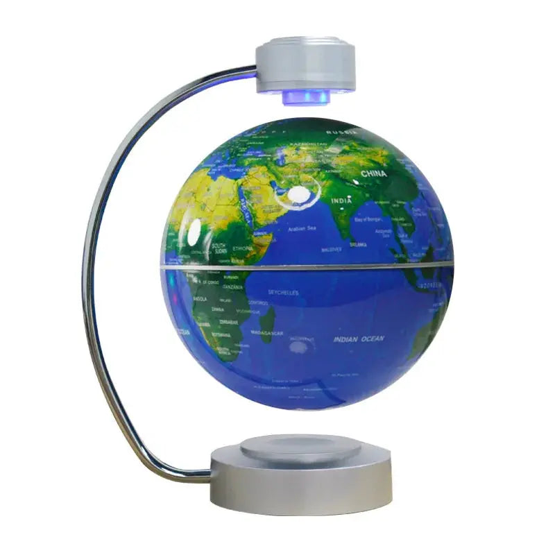 8 Inch Maglev Globe Self Rotating World Maps English Levitating Globus Levitation Magnetic Floating Map Geography Education Deco LAVIVA