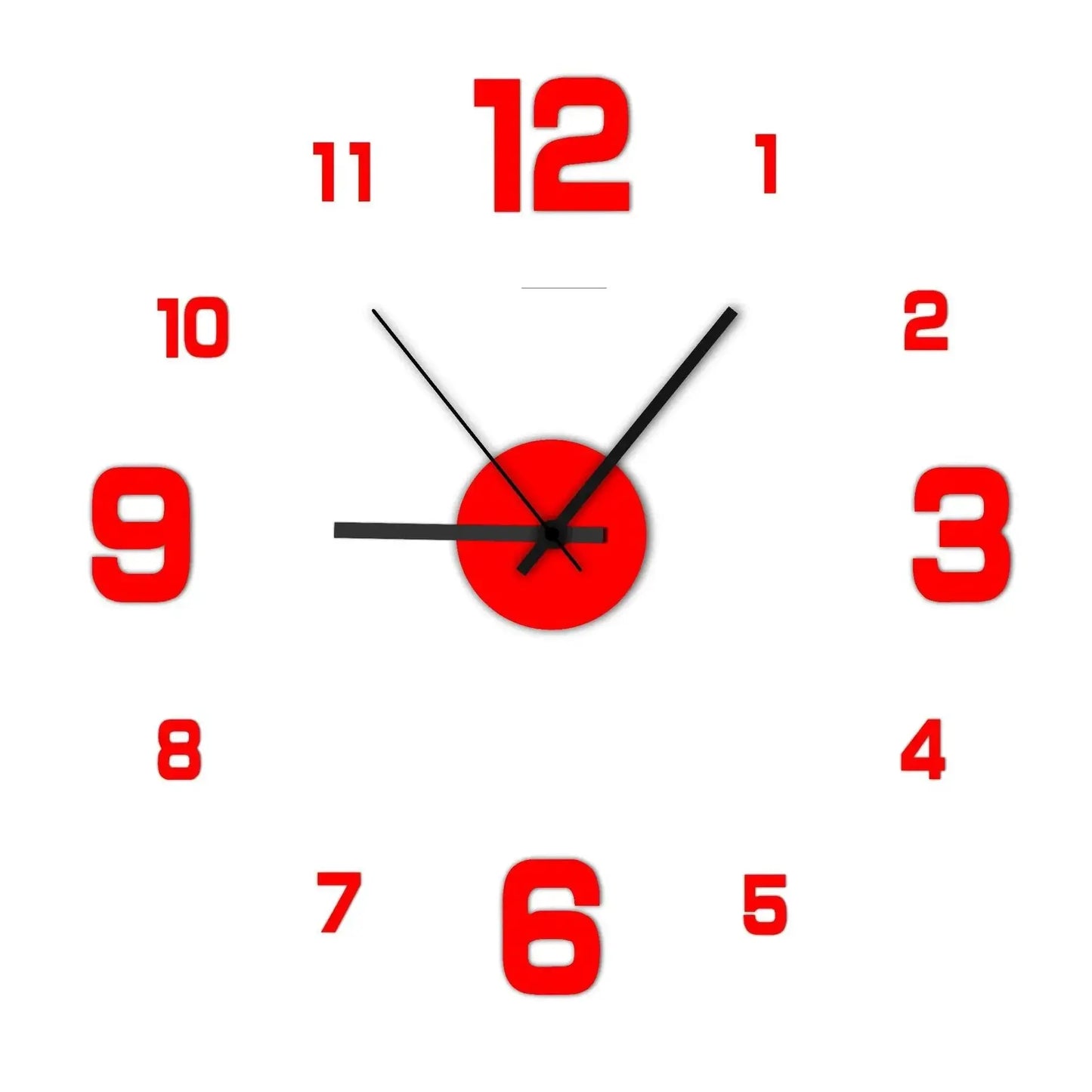 Creative Frameless DIY Wall Clock Wall Decoration Home Silent Clock Living Room Office Wall Decoration Art Bedroom Decor Modern LAVIVA