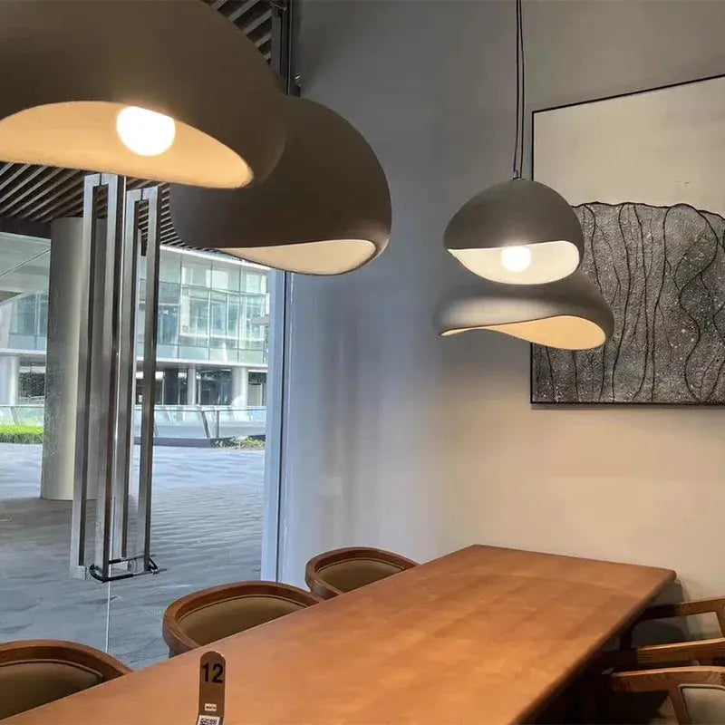 Nordic Wabi Sabi Pendant Light Modern LED Ceiling Chandelier for Living Room Bedroom Dining Room Designer E27 Decor Hanging Lamp LAVIVA