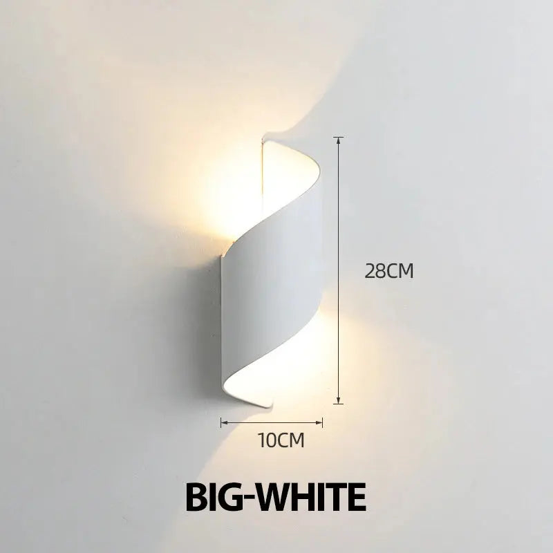 Spiral Design LED Wall Lamp 10W Indoor Wall Lights Waterproof Outdoor Modern Nordic Sconce Lamp Interior Wall Light Home Decor LAVIVA