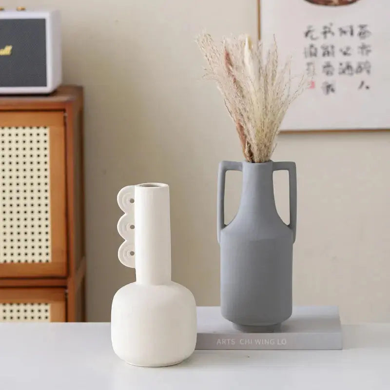 Ceramic Vase Light Luxury Retro Hydroponic Vase Crafts Ornaments LAVIVA