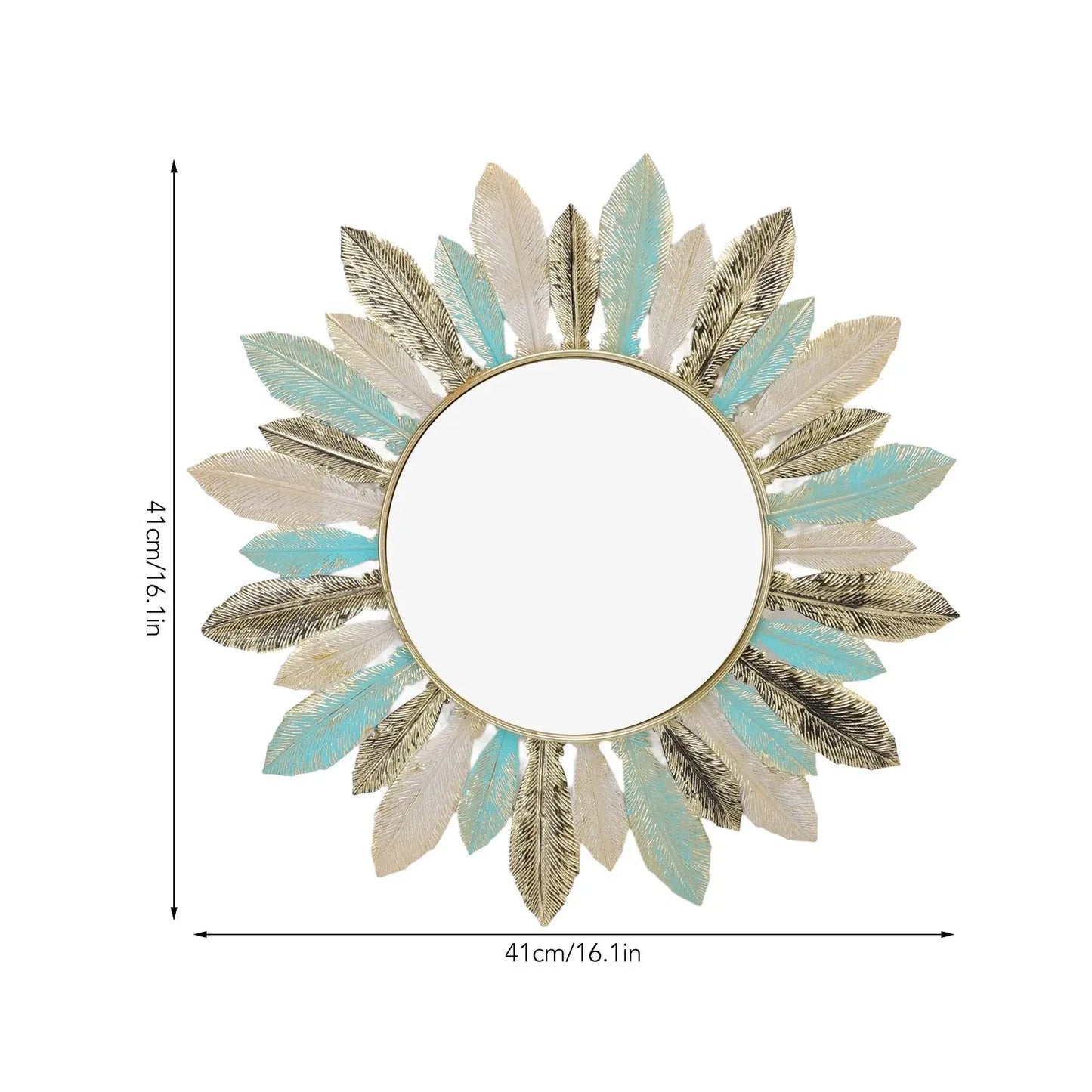 Metal Wall Decor Modern Minimalist Hanging Feather Wall Art Sculpture for Bedroom Living Room Study Office LAVIVA