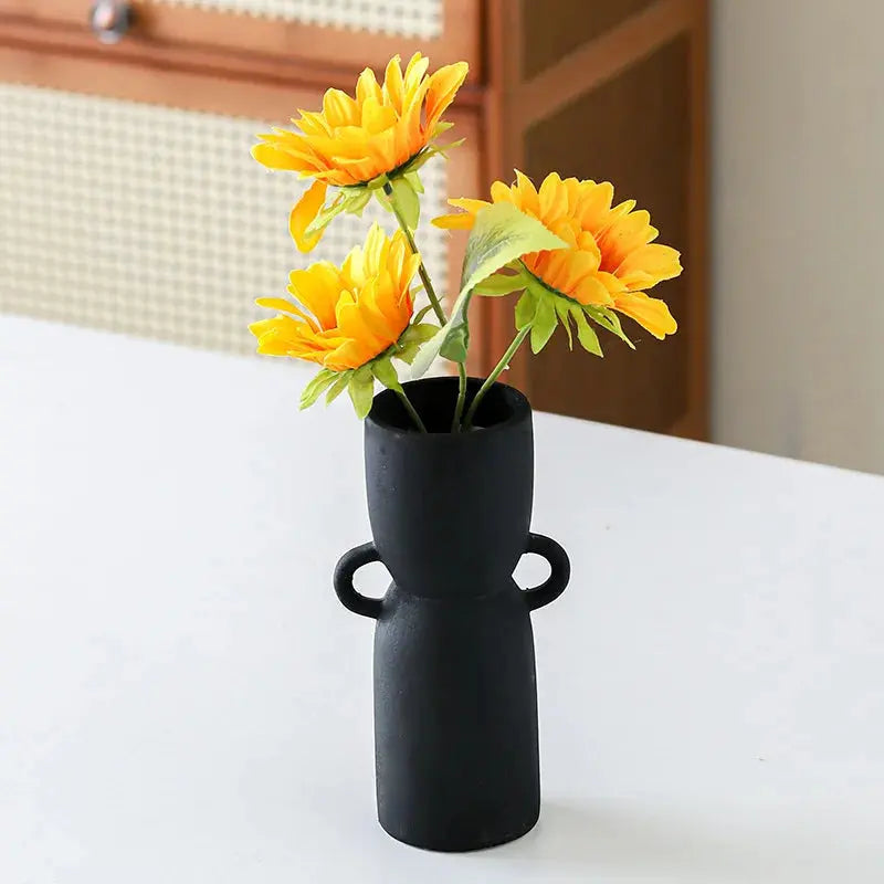 Ceramic Vase Light Luxury Retro Hydroponic Vase Crafts Ornaments LAVIVA