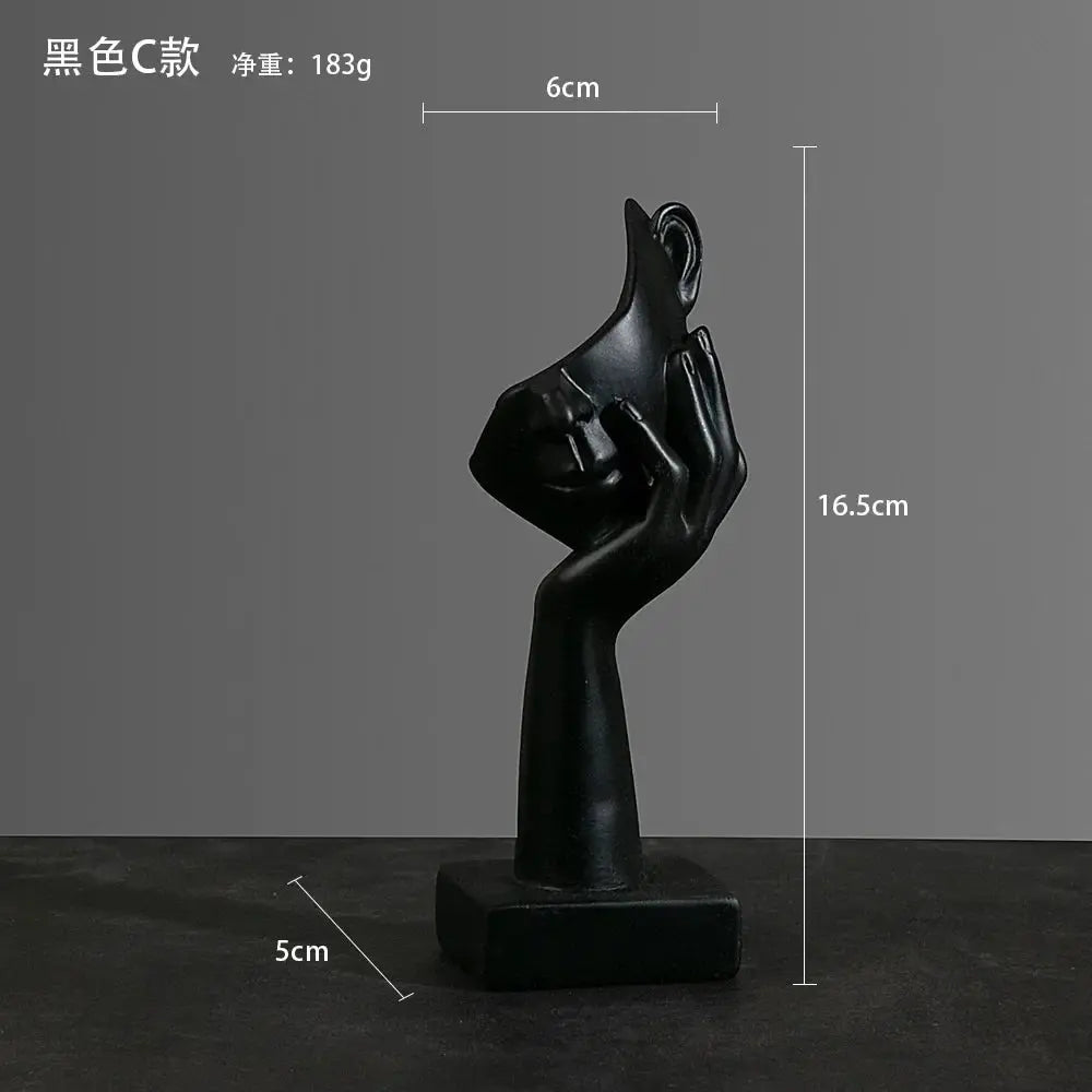 Resin Sculpture Figurines Statue Desktop Ornaments Light Luxury Art Crafts LAVIVA