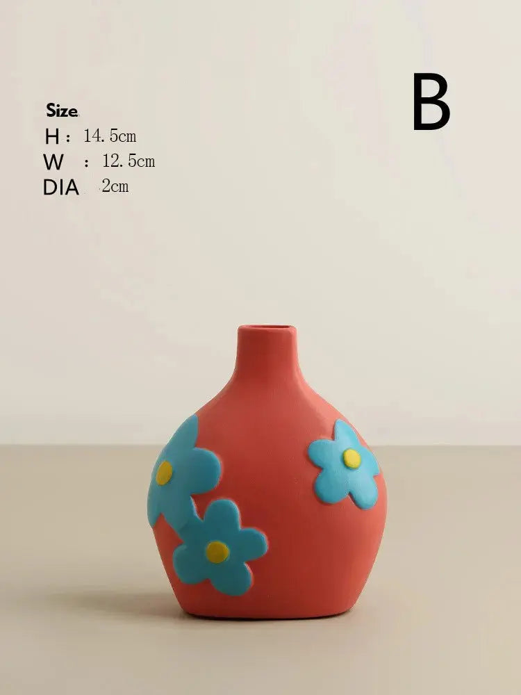 Nordic Morandi Glazed Ceramic flower vase for table, Nordic style, Nordic style, flower vase, home decoration, dropshipping LAVIVA