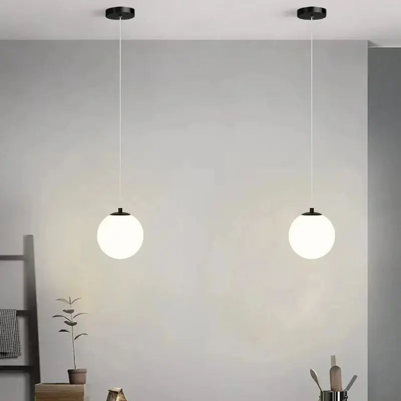 Modern Glass LED Pendant Lights Nordic Living Room Bedroom Fixtures Indoor Lighting Restaurant Bar Home Decor Hanging Lamp 220V LAVIVA