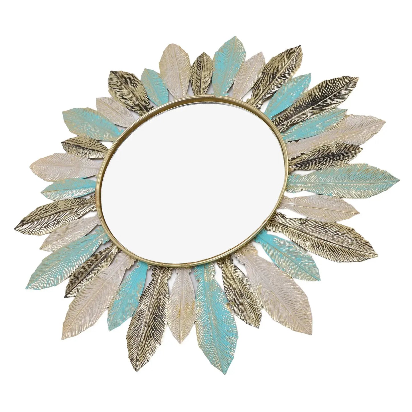 Metal Wall Decor Modern Minimalist Hanging Feather Wall Art Sculpture for Bedroom Living Room Study Office LAVIVA