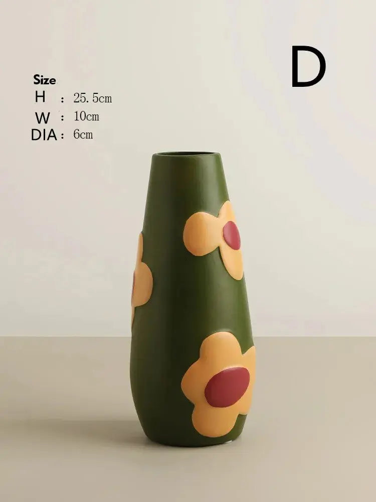 Nordic Morandi Glazed Ceramic flower vase for table, Nordic style, Nordic style, flower vase, home decoration, dropshipping LAVIVA
