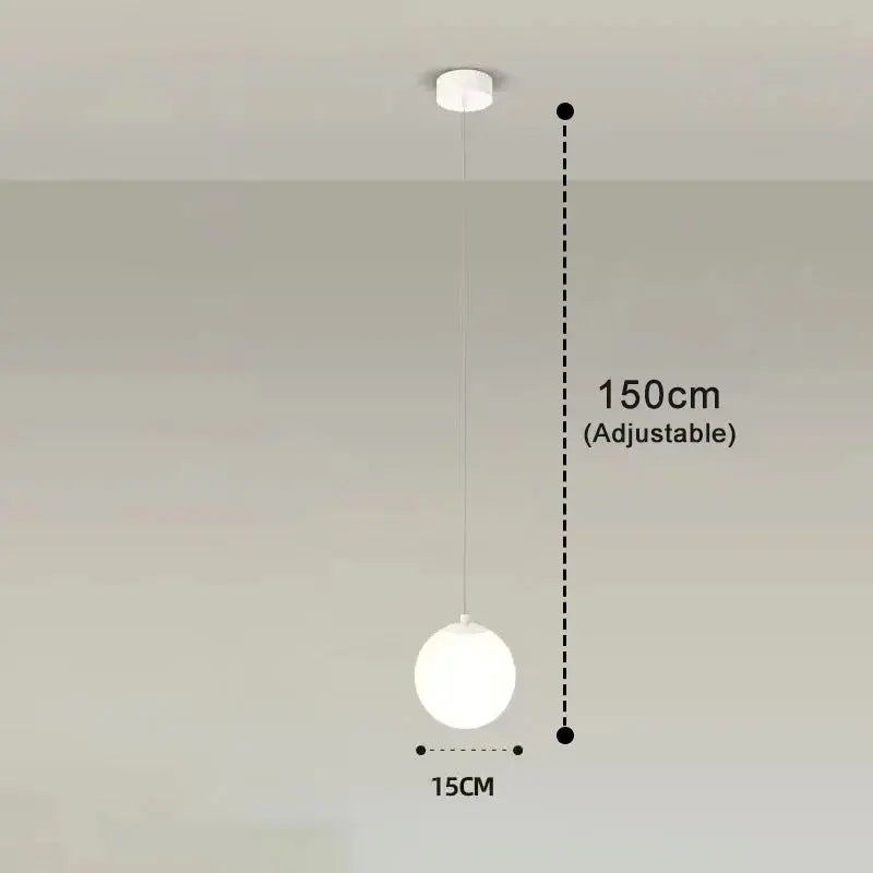 Modern Glass LED Pendant Lights Nordic Living Room Bedroom Fixtures Indoor Lighting Restaurant Bar Home Decor Hanging Lamp 220V LAVIVA