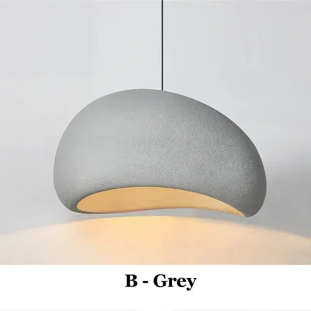 Nordic Wabi Sabi Pendant Light Modern LED Ceiling Chandelier for Living Room Bedroom Dining Room Designer E27 Decor Hanging Lamp LAVIVA