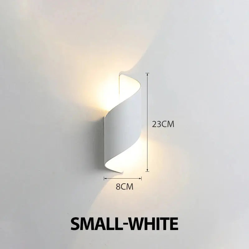 Spiral Design LED Wall Lamp 10W Indoor Wall Lights Waterproof Outdoor Modern Nordic Sconce Lamp Interior Wall Light Home Decor LAVIVA