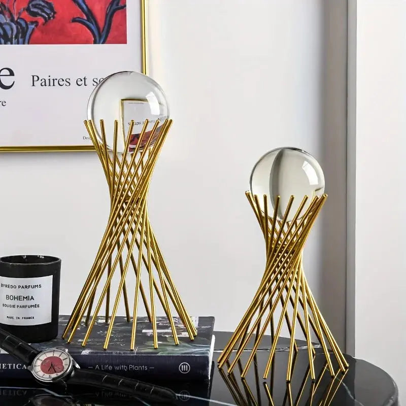 Nordic minimalist Metal Craft abstract art living room office desktop Creative home decoration LAVIVA