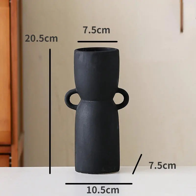 Ceramic Vase Light Luxury Retro Hydroponic Vase Crafts Ornaments LAVIVA
