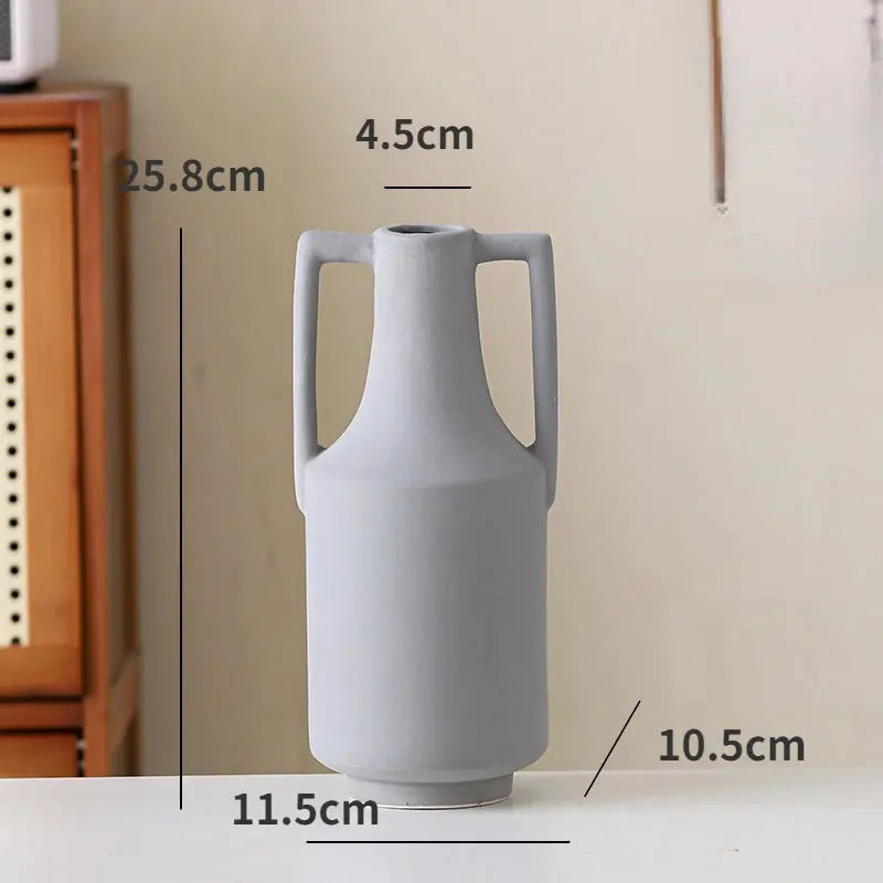 Ceramic Vase Light Luxury Retro Hydroponic Vase Crafts Ornaments LAVIVA