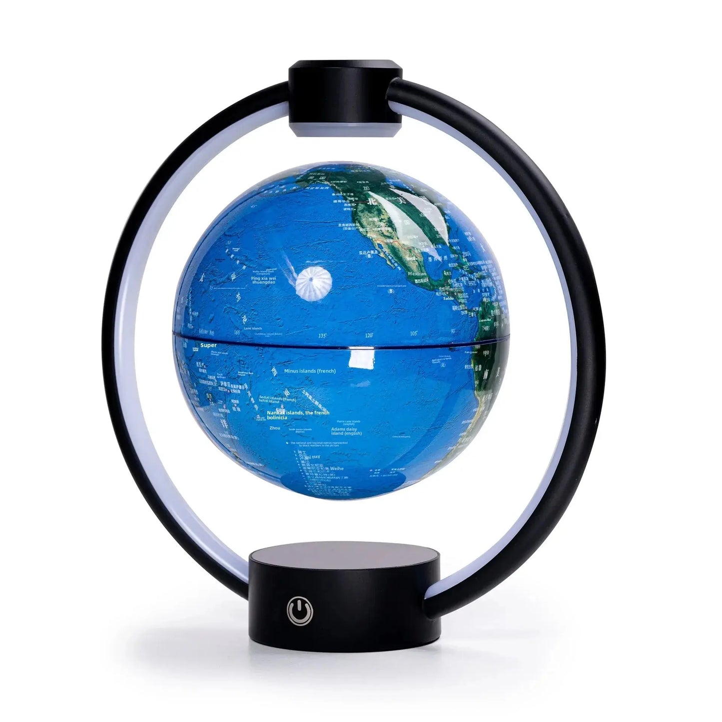 Magnetic Levitation Earth Globe 6 Inch Middle School Birthday Gift for Boys And Girls Black Technology Educational Toy LAVIVA