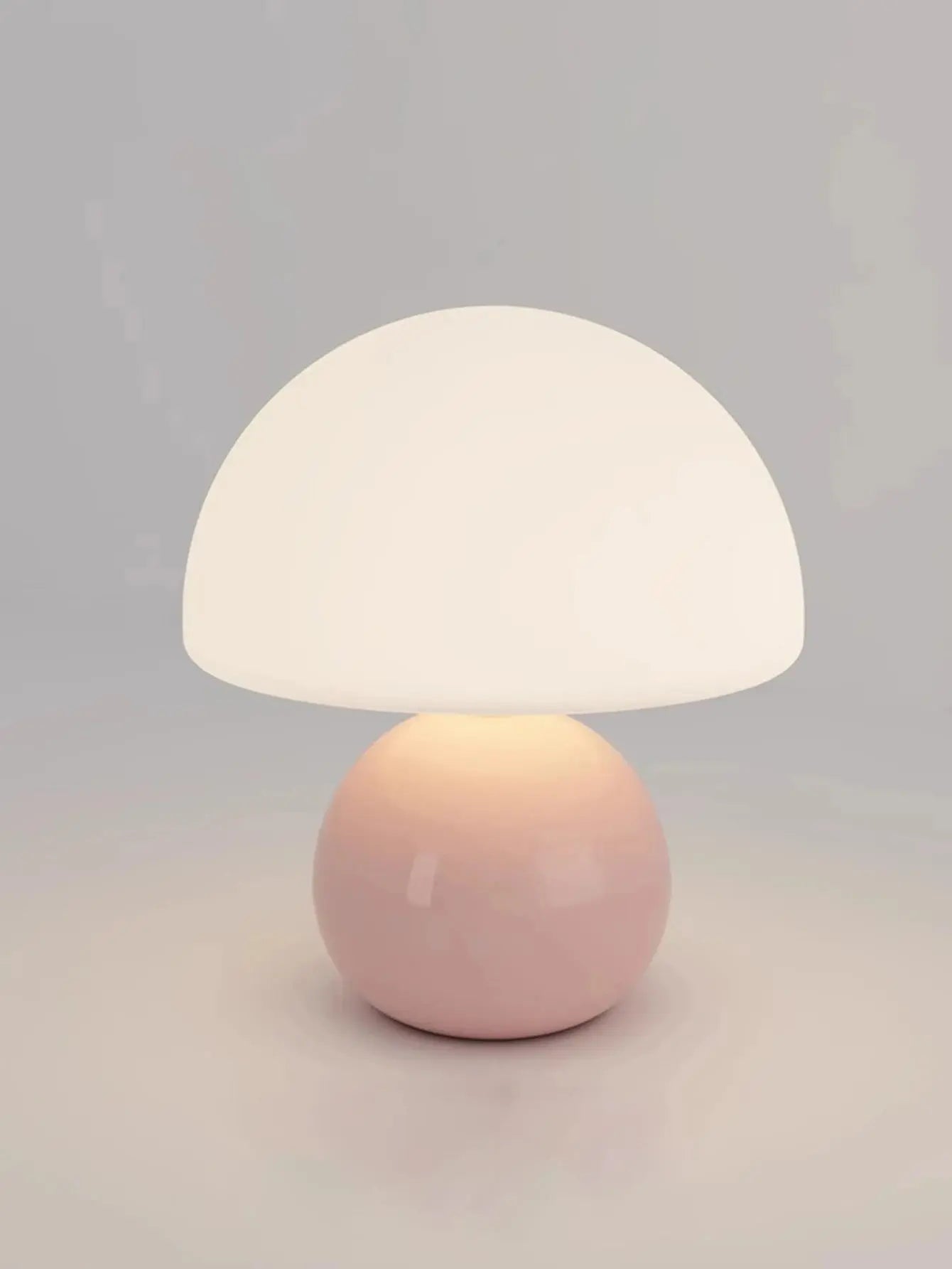 A pink/orange/red/white/beige USB socket decorative table lamp for room light decorative lamp, night light, desk light. LAVIVA