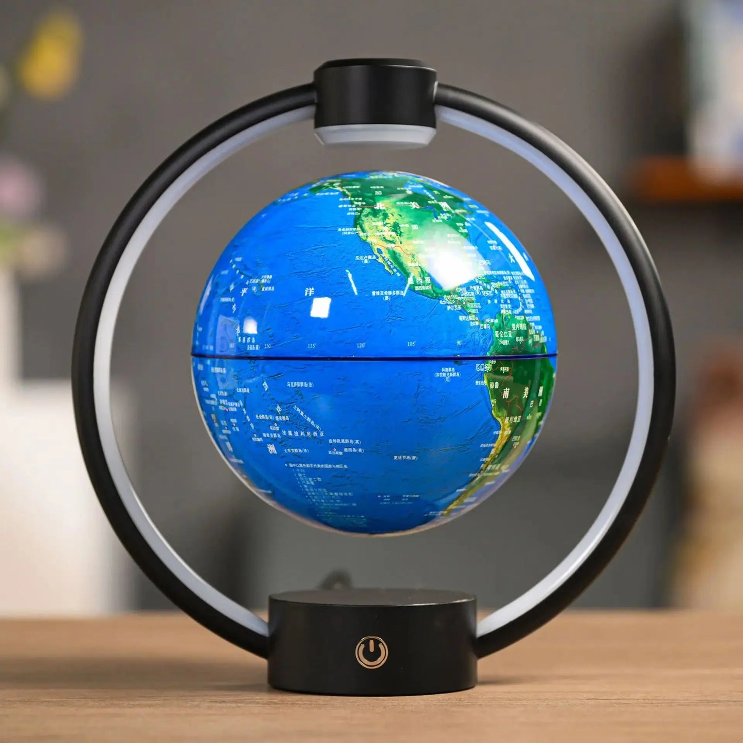 Magnetic Levitation Earth Globe 6 Inch Middle School Birthday Gift for Boys And Girls Black Technology Educational Toy LAVIVA