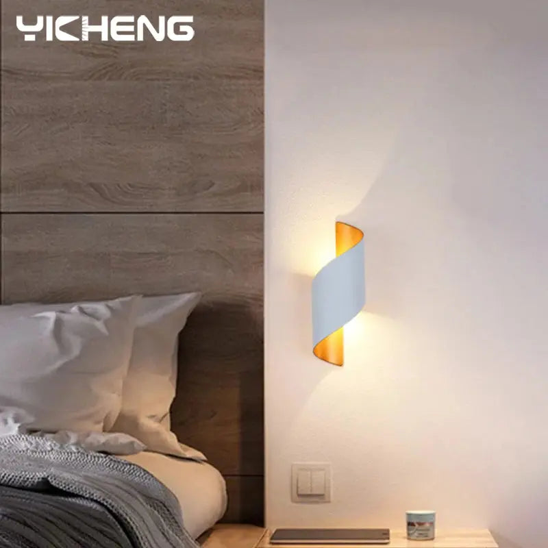 Spiral Design LED Wall Lamp 10W Indoor Wall Lights Waterproof Outdoor Modern Nordic Sconce Lamp Interior Wall Light Home Decor LAVIVA