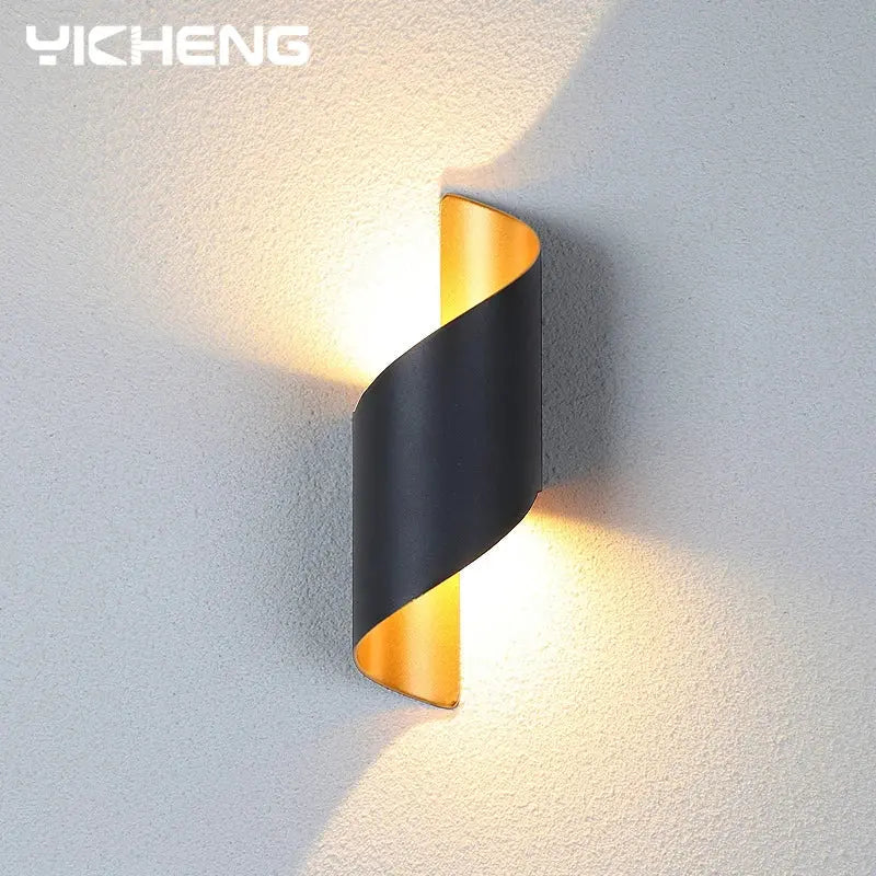 Spiral Design LED Wall Lamp 10W Indoor Wall Lights Waterproof Outdoor Modern Nordic Sconce Lamp Interior Wall Light Home Decor LAVIVA
