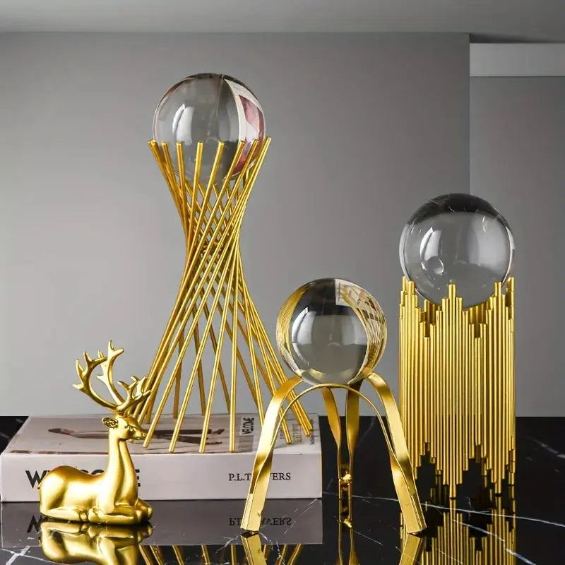 Nordic minimalist Metal Craft abstract art living room office desktop Creative home decoration LAVIVA
