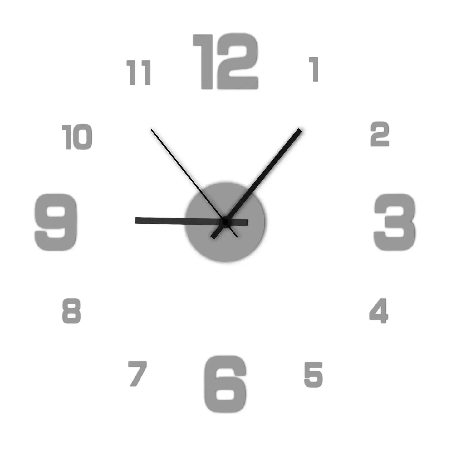 Creative Frameless DIY Wall Clock Wall Decoration Home Silent Clock Living Room Office Wall Decoration Art Bedroom Decor Modern LAVIVA