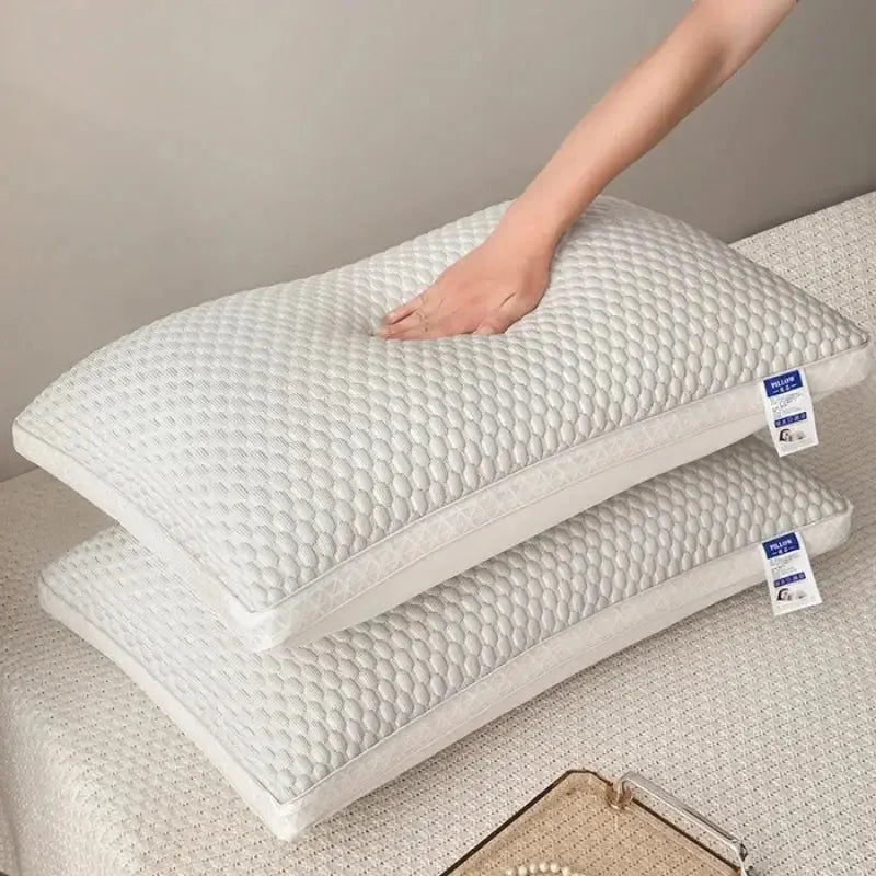 new summer feather silk pillow breathable mesh edge three-dimensional pillow core LAVIVA