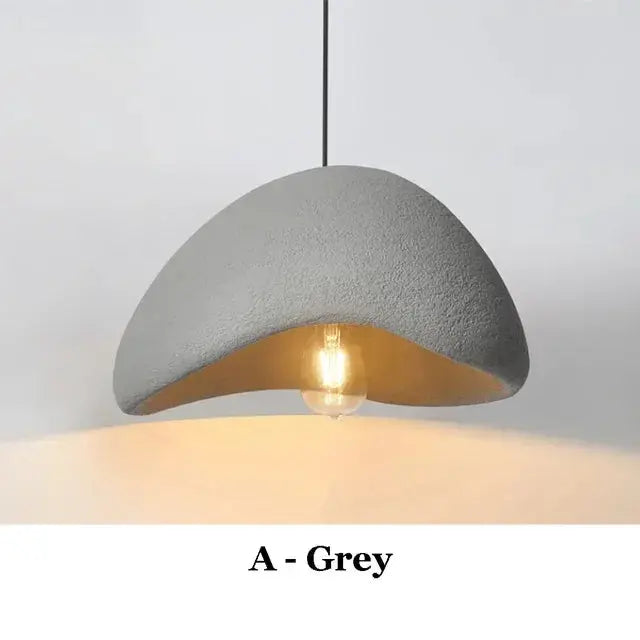 Nordic Wabi Sabi Pendant Light Modern LED Ceiling Chandelier for Living Room Bedroom Dining Room Designer E27 Decor Hanging Lamp LAVIVA