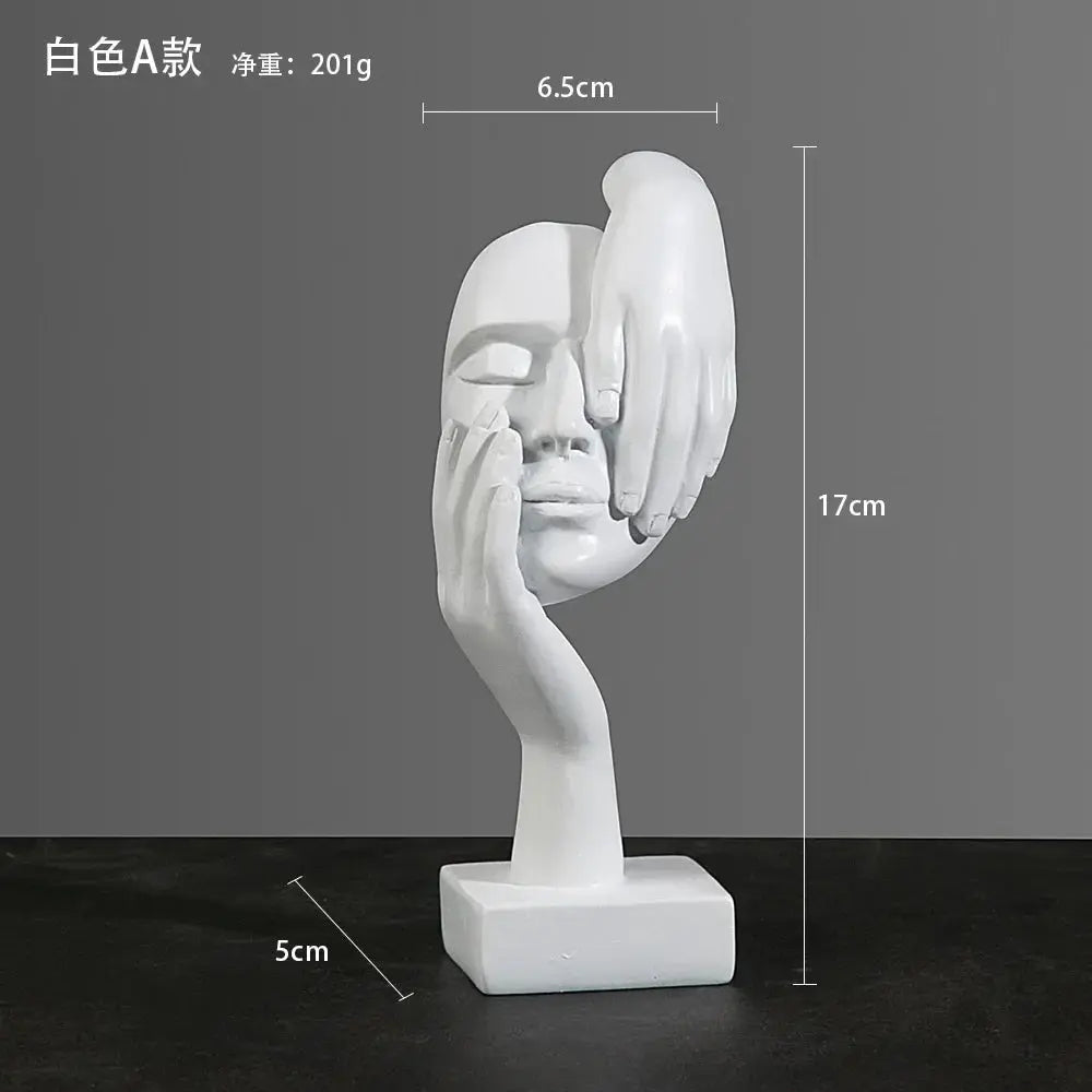 Resin Sculpture Figurines Statue Desktop Ornaments Light Luxury Art Crafts LAVIVA