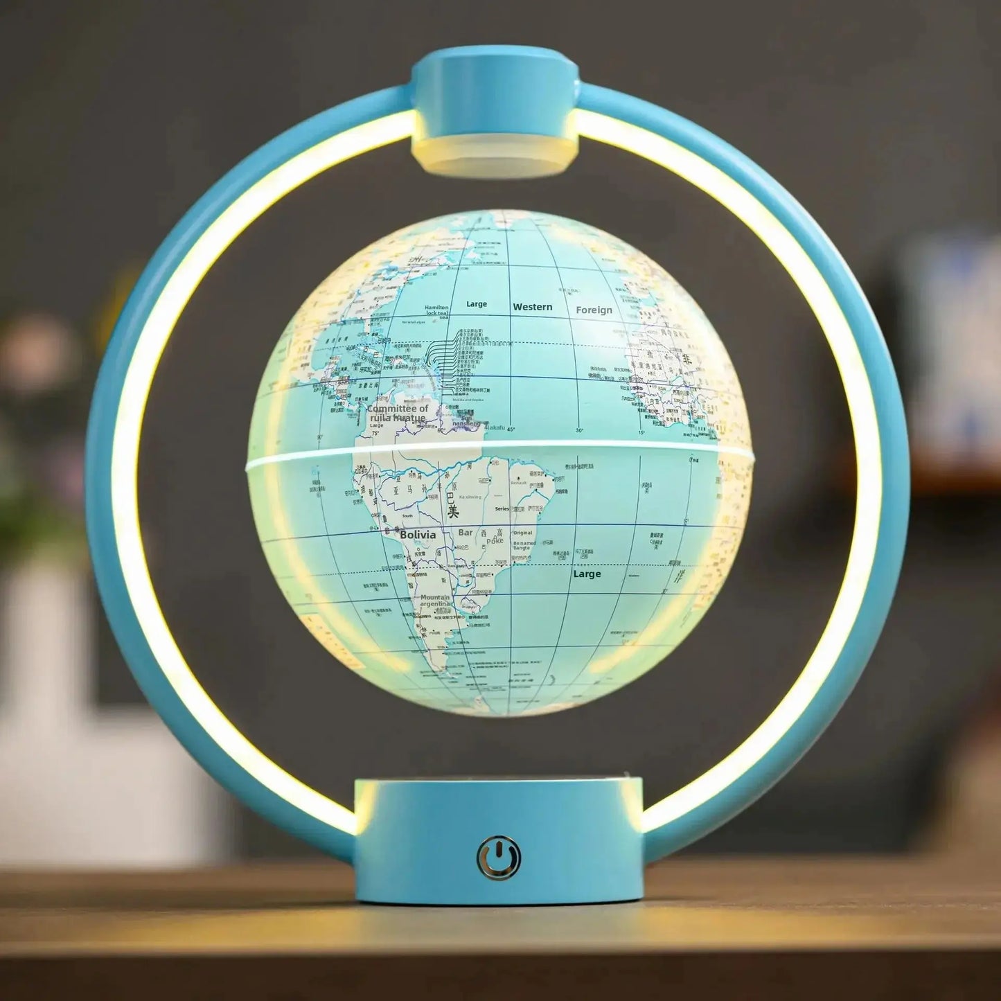 Magnetic Levitation Earth Globe 6 Inch Middle School Birthday Gift for Boys And Girls Black Technology Educational Toy LAVIVA