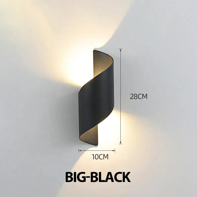 Spiral Design LED Wall Lamp 10W Indoor Wall Lights Waterproof Outdoor Modern Nordic Sconce Lamp Interior Wall Light Home Decor LAVIVA