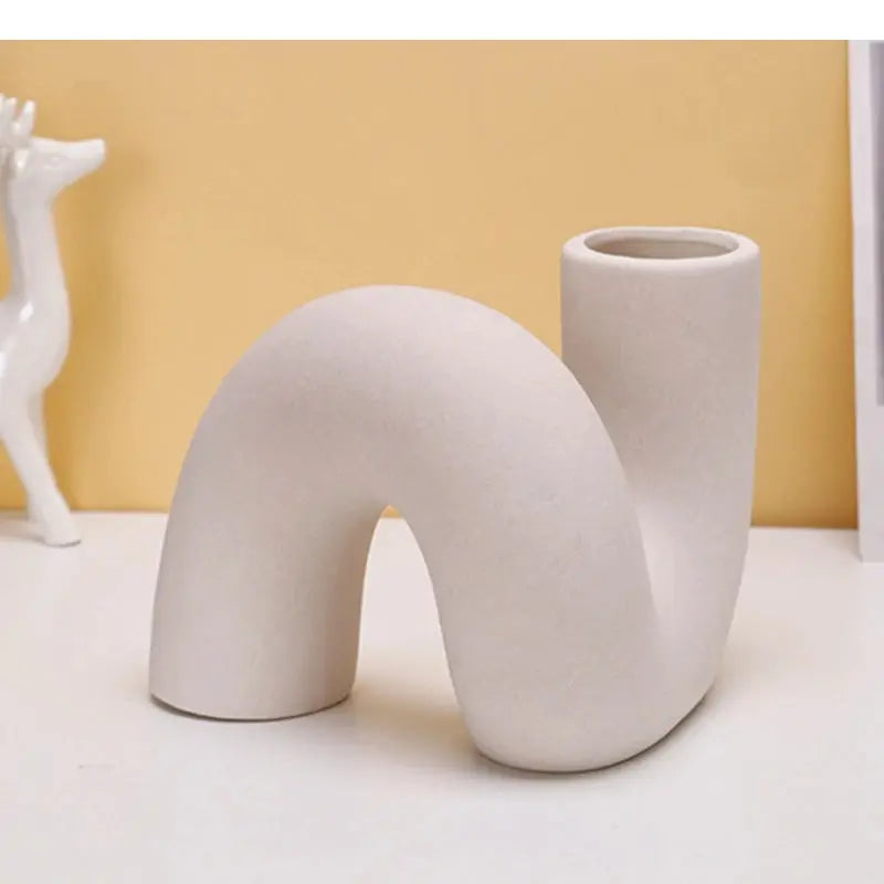 Ceramic Vase Dry Flower Living Room Decoration Art Arrangement Ornaments Home Accessories LAVIVA