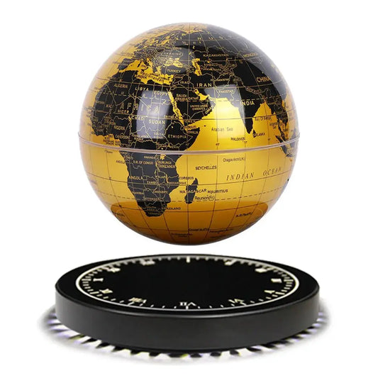 Levitating Lamp Magnetic Levitation Globe LED Earth Floating Rotating Globe Bedside Novelty Christmas Gifts  Galactic starry sky LAVIVA