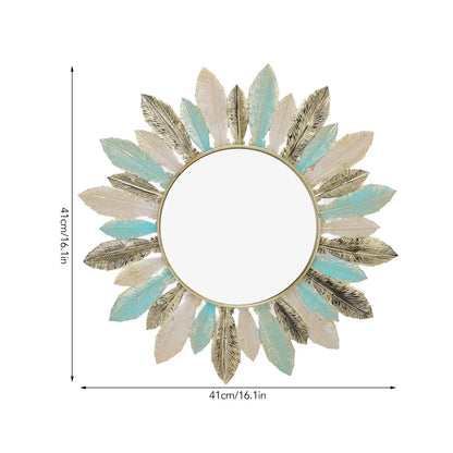 Metal Wall Decor Modern Minimalist Hanging Feather Wall Art Sculpture for Bedroom Living Room Study Office LAVIVA