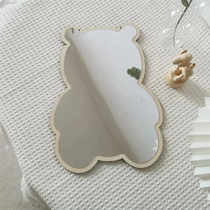 Creative Decorative Mirror for Kids Room Cute Bear Rabbit Shape Acrylic Mirror Baby Photo Props Nordic Home Nursery Decor LAVIVA