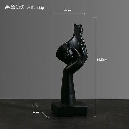 Resin Sculpture Figurines Statue Desktop Ornaments   Light Luxury Art Crafts LAVIVA