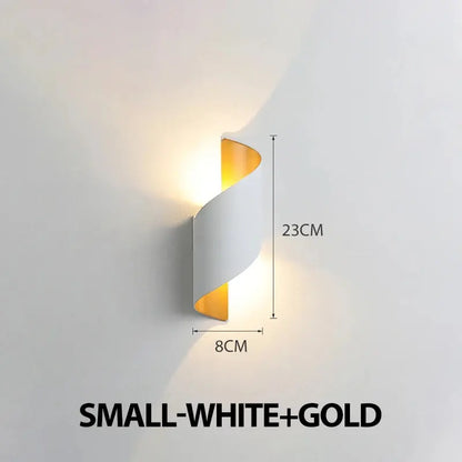 Spiral Design LED Wall Lamp 10W Indoor Wall Lights Waterproof Outdoor Modern Nordic Sconce Lamp Interior Wall Light Home Decor LAVIVA