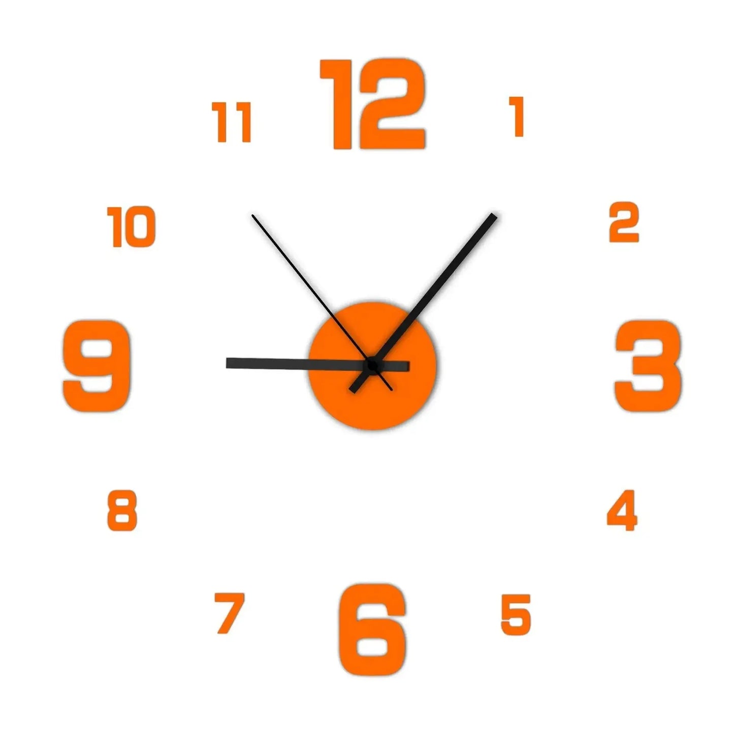 Creative Frameless DIY Wall Clock Wall Decoration Home Silent Clock Living Room Office Wall Decoration Art Bedroom Decor Modern LAVIVA