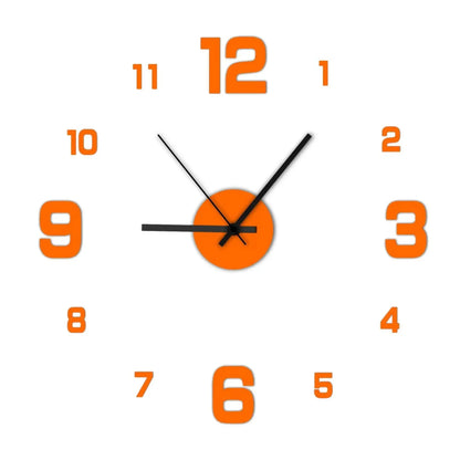 Creative Frameless DIY Wall Clock Wall Decoration Home Silent Clock Living Room Office Wall Decoration Art Bedroom Decor Modern LAVIVA