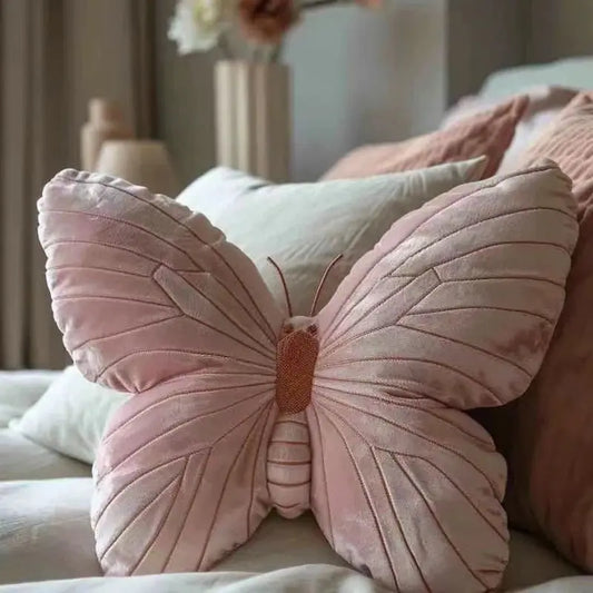 Ins Wind Girl Heart Butterfly Pillow Pillow Soft Pink Butterfly Hug LAVIVA
