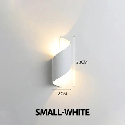 Spiral Design LED Wall Lamp 10W Indoor Wall Lights Waterproof Outdoor Modern Nordic Sconce Lamp Interior Wall Light Home Decor LAVIVA